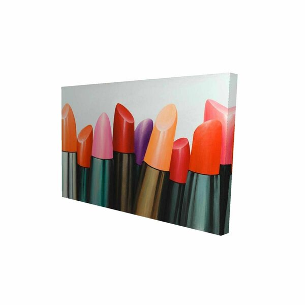 Fondo 12 x 18 in. Lipstick Collection-Print on Canvas FO2776275